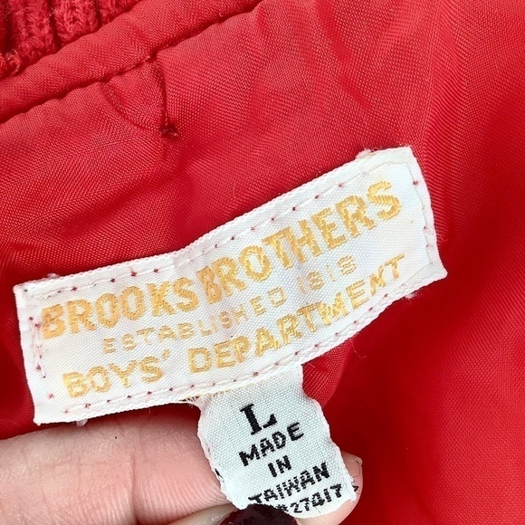 Brookes brothers red puffer vest size large - Picture 8 of 8